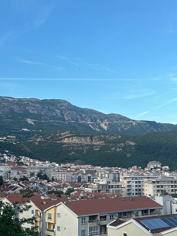 Casual moments documented across Budva, Montenegro in 13-minute span