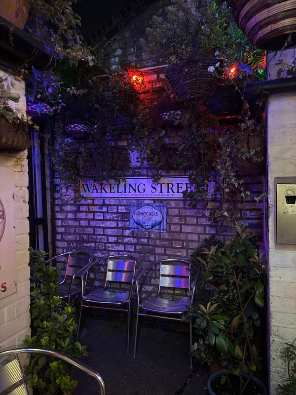 London street scenes documented across Tower Hamlets, Camden areas