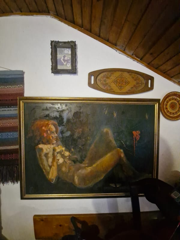 Morning domestic life documented in Hrabrino, Bulgaria village