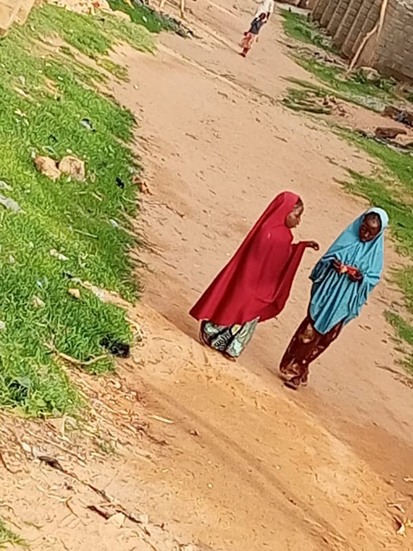 Morning street life in Tempure and Gombe, Nigeria