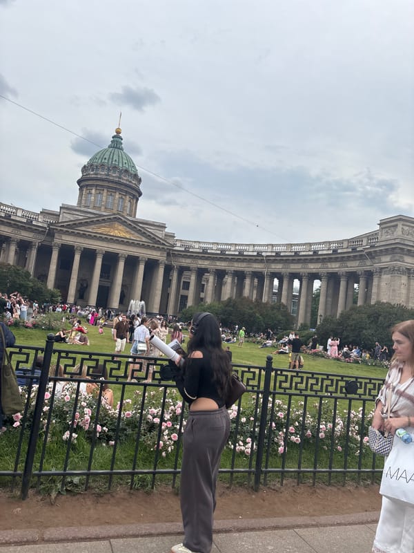 Afternoon around the canals and landmarks of central Saint Petersburg