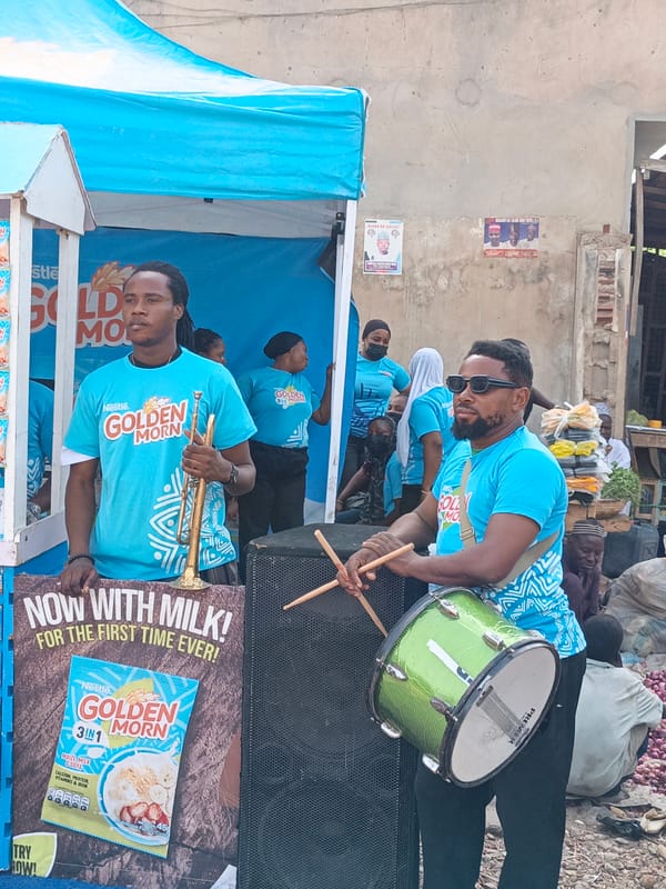 Nestle Golden Morn promotional event held in Kawaji, Nigeria