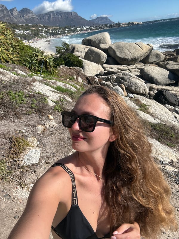 Beach day activities captured at Cape Town's Camps Bay