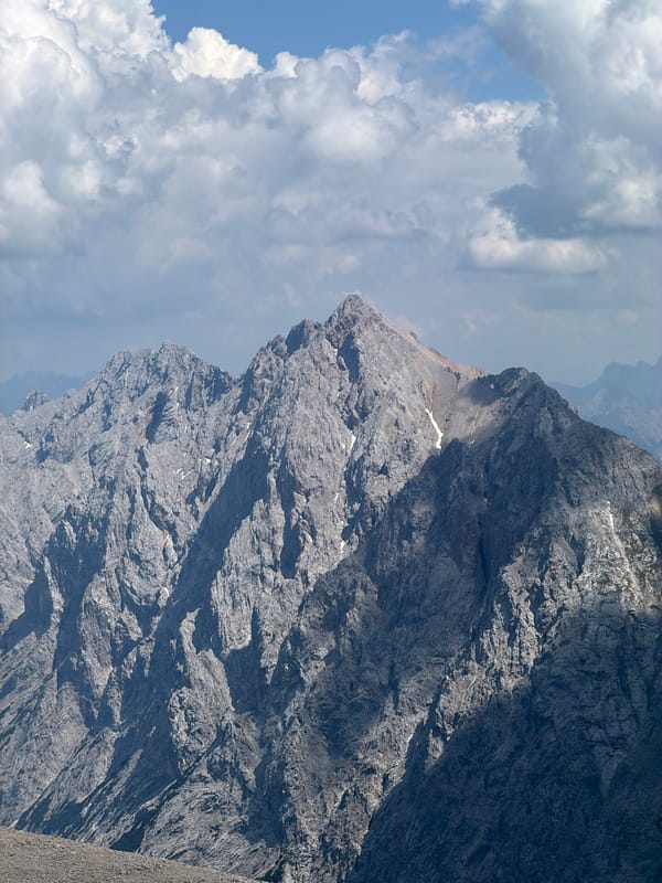 Drinks and PistenBullys at a Garmisch-Partenkirchen mountain viewpoint