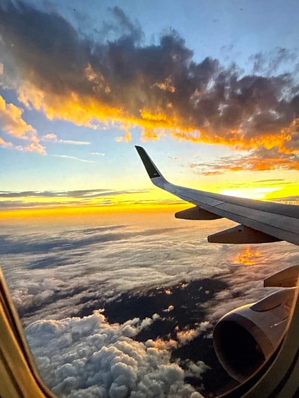 Traveler documents sunset views and devices in Kardzhali, Bulgaria