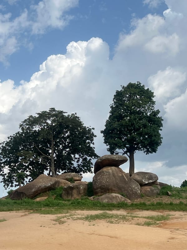 Exploring the rocky Shere Hills above Jos, Nigeria