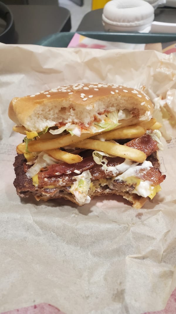 McDonald's meal documented in Curitiba, Brazil