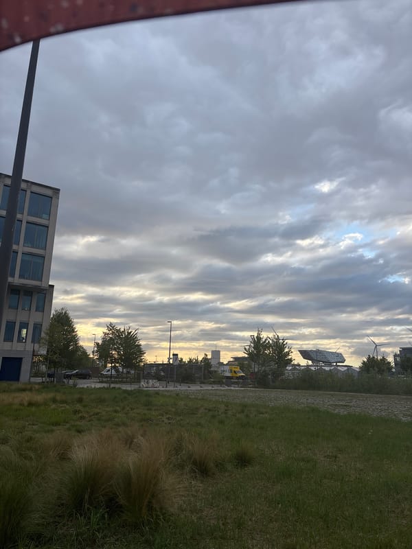 Witness documents Antwerp waterfront and industrial scenes under cloudy skies