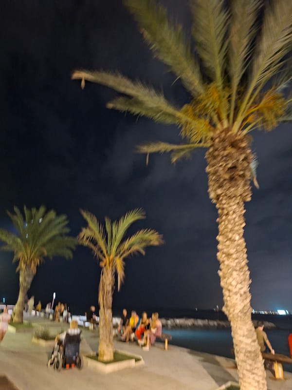 Summer night out on the Torrevieja waterfront