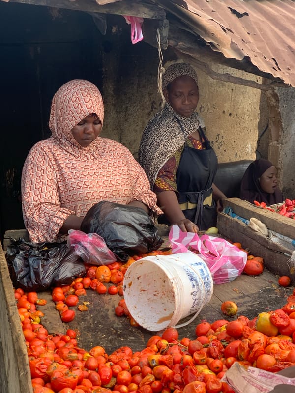 Daily market and street life documented in Jos, Nigeria