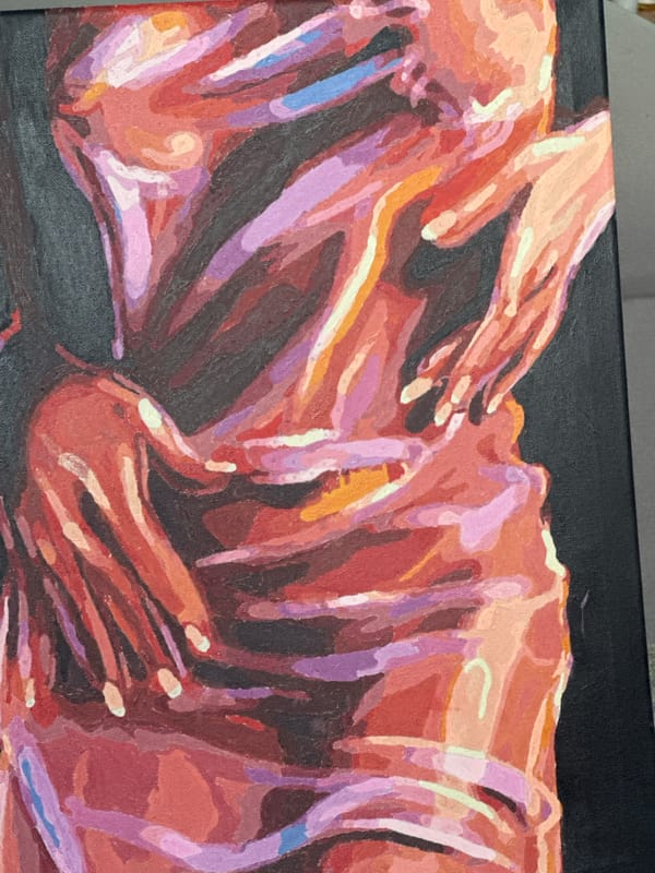 Bound figure paintings documented in Russian art space