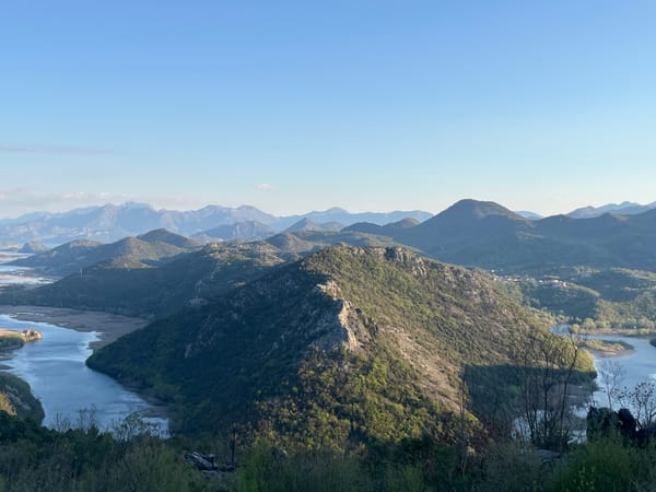 Panoramic landscape view captured in Meterizi, Montenegro