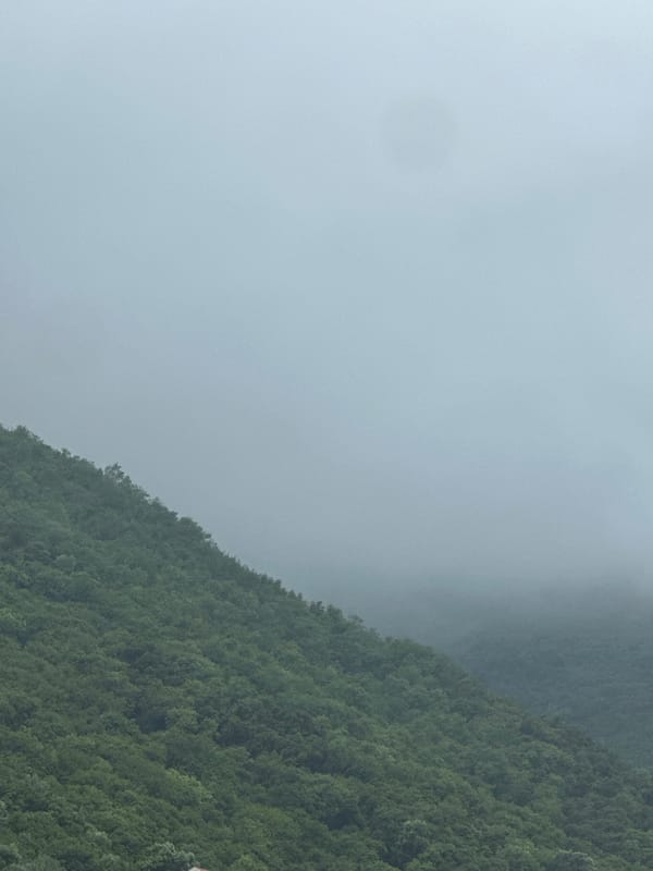 Morning scenes captured across misty Budva, Montenegro