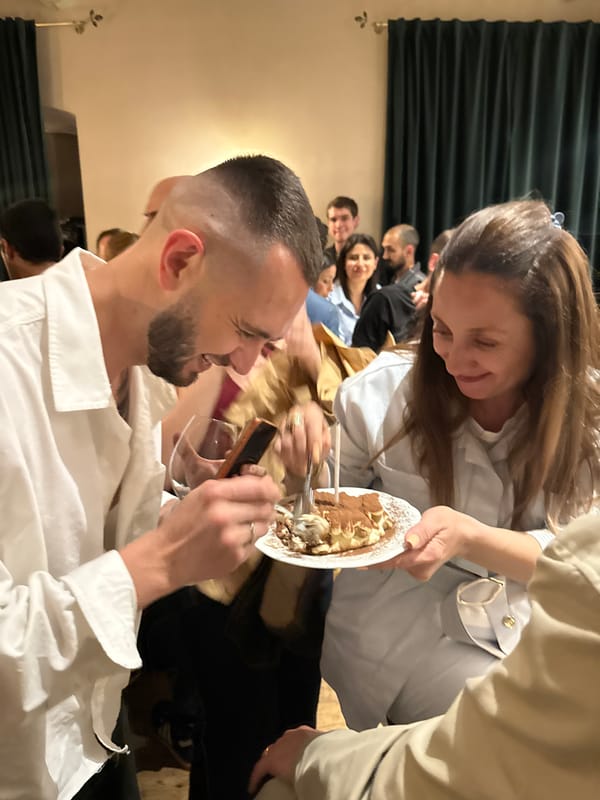 Social gathering with cocktails and desserts in Yerevan