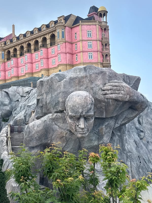 Tourist documents Ba Na Hills medieval attractions in Vietnam