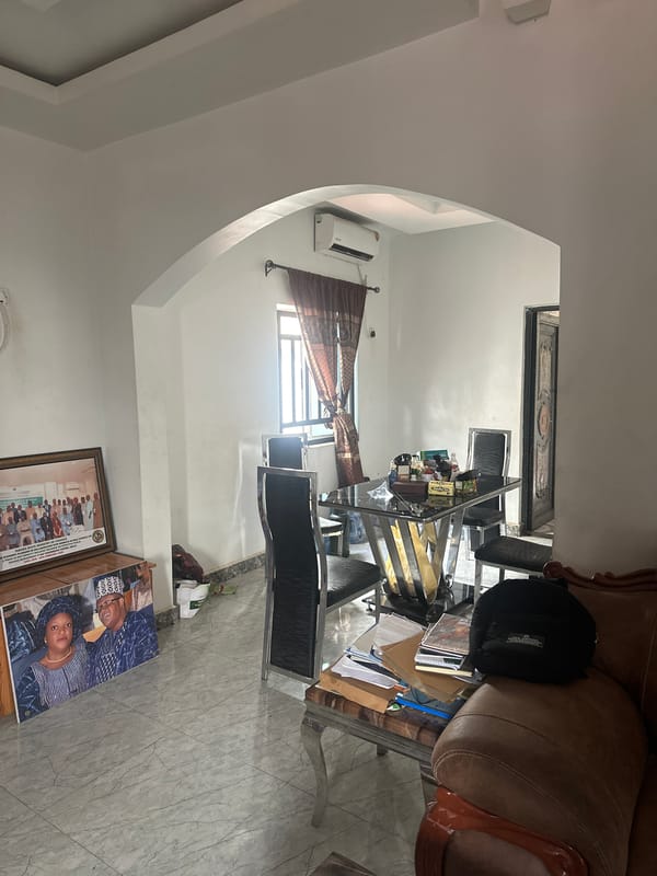 Inside and outside a Jalingo residence, vehicles and interiors