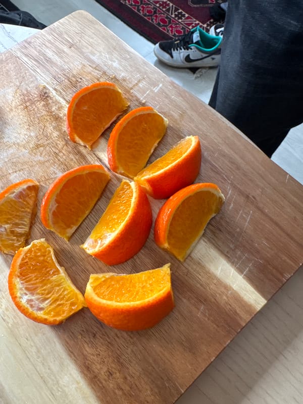 New Yorkers document casual moments: selfies, fruit shopping, food prep