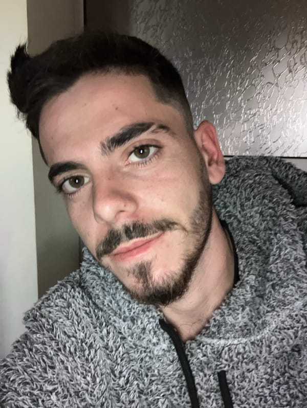 Man takes selfie in Drangovo, Bulgaria