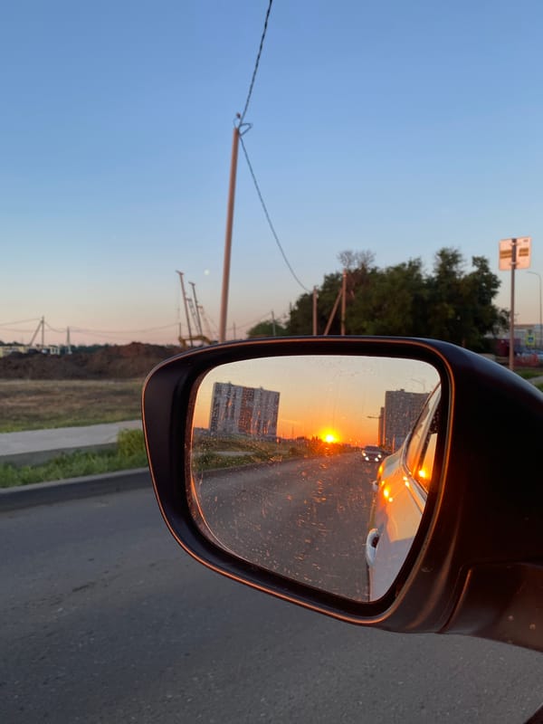 City at golden hour, streets and skylines at dusk