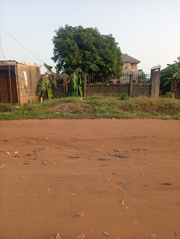 Dirt road with tire tracks documented in Ikorodu, Nigeria