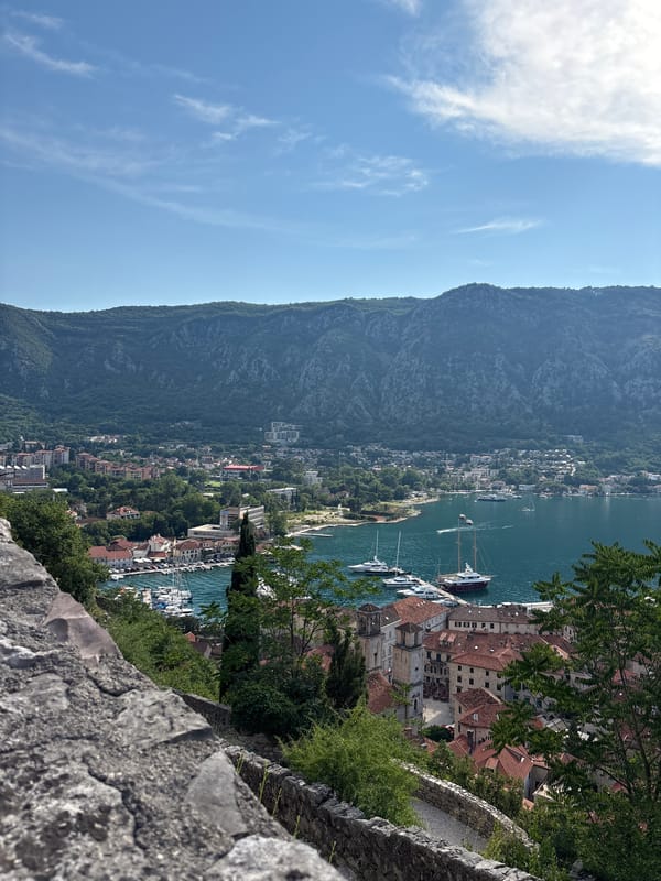 Afternoon wandering through Kotor's old town and waterfront