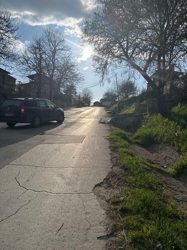 Residential street documented in Topoli, Bulgaria