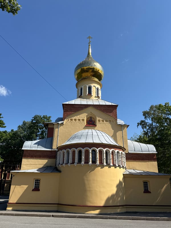 Morning exploring Saint Petersburg's historic churches and streets