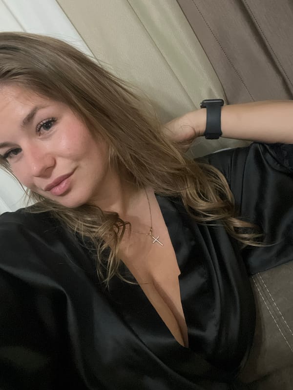 Woman photographed with Easter cakes in Budva, Montenegro