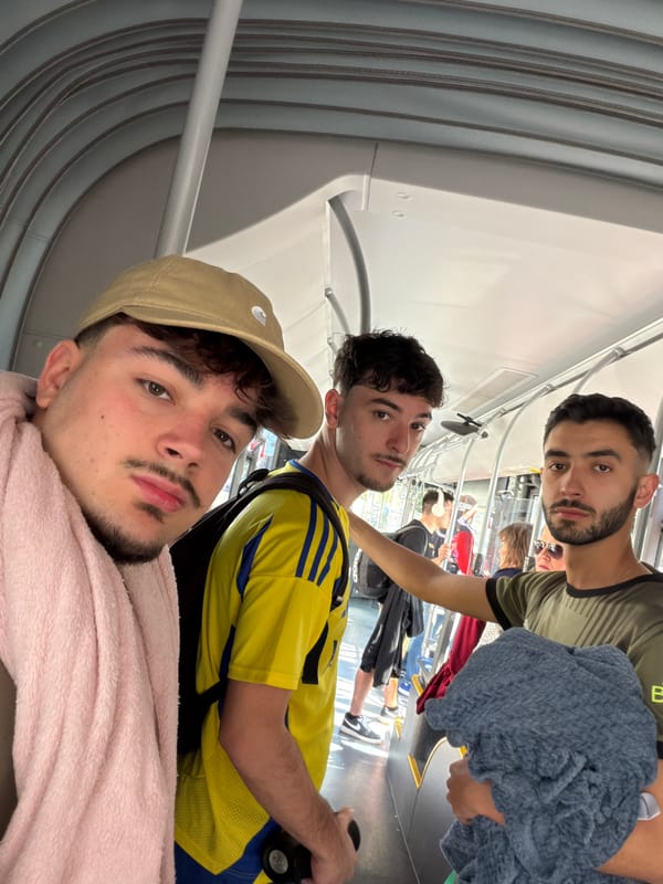Young passengers spotted on train in Rijeka, Croatia
