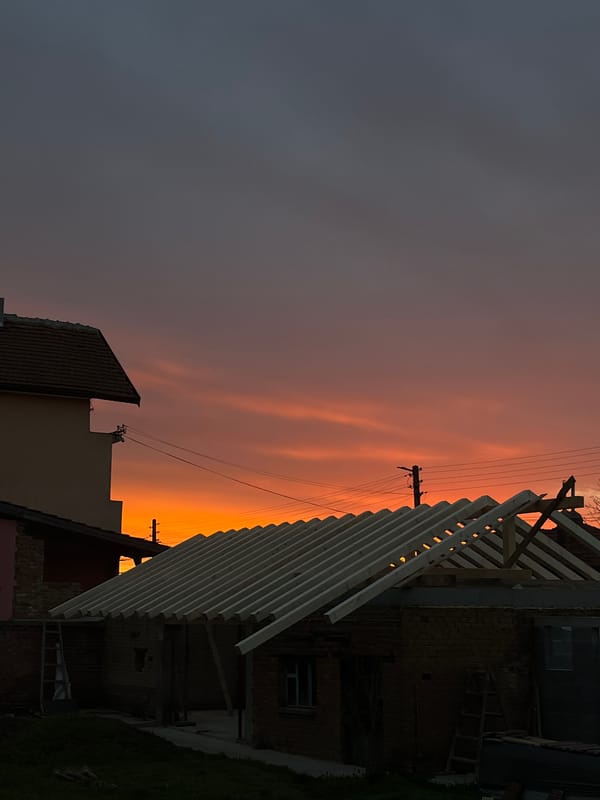 Sunset and selfie moments captured in Marten, Bulgaria
