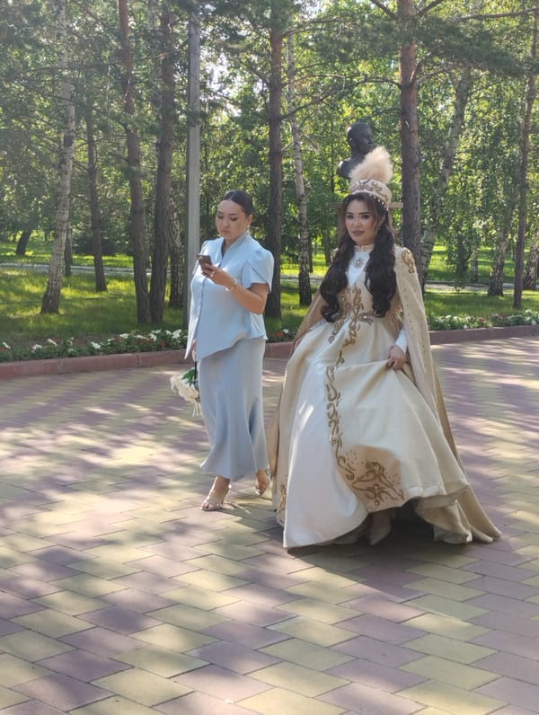 Afternoon scenes from Kostanay parks and war memorials