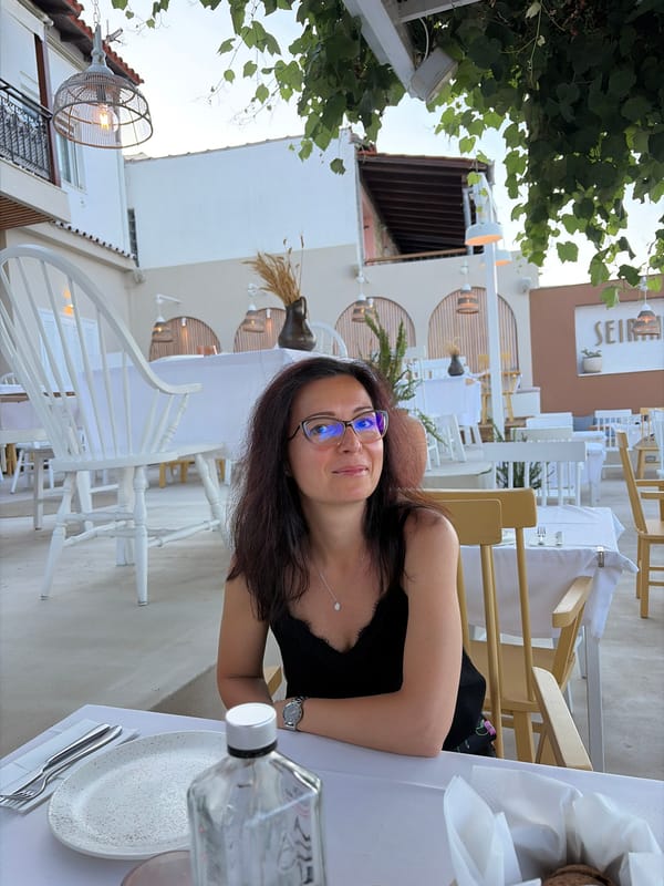 Summer evening dining and moonrise on the Kassandra coast