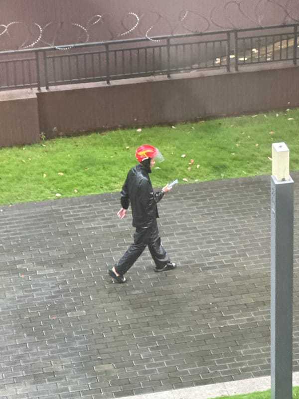 Rainy Morning Observed in Chongqing High-tech Residential District