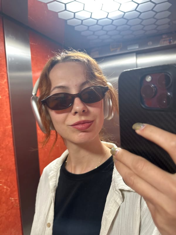 Woman Takes Multiple Selfies Around Novi Sad During Lunch Hour