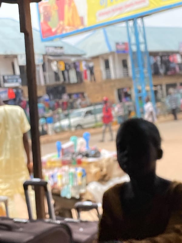 Morning marketplace bustles with vendors and commuters in Bukuru