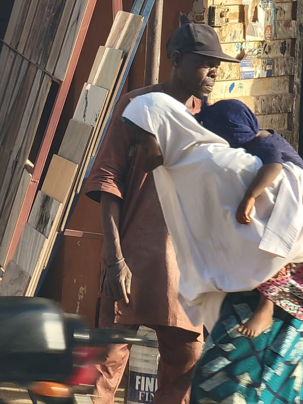 Daily street life documented in Maiburiji, Nigeria