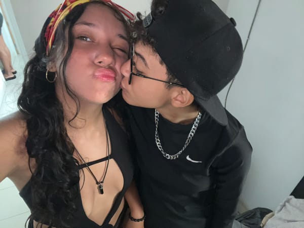 Couple photographed together in Pampatar, Venezuela
