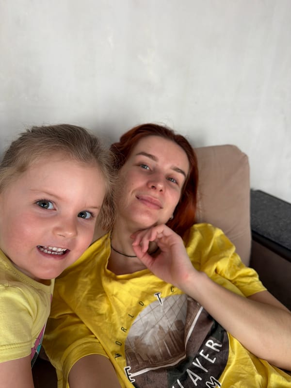 Russian Family Enjoys Quiet Morning with Pets at Home