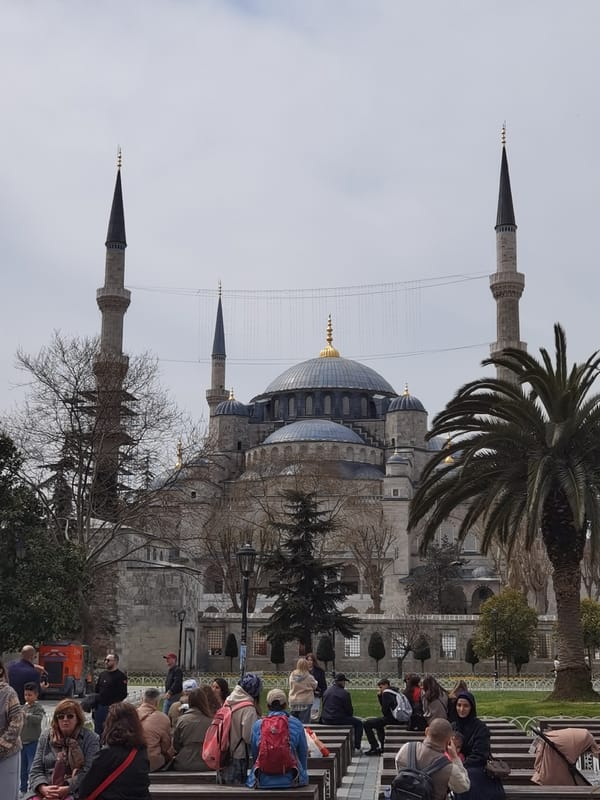 Daytime protest near Blue Mosque draws crowds in Istanbul