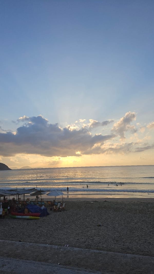 Evening moments captured across Cam Lam, Vietnam beaches and streets