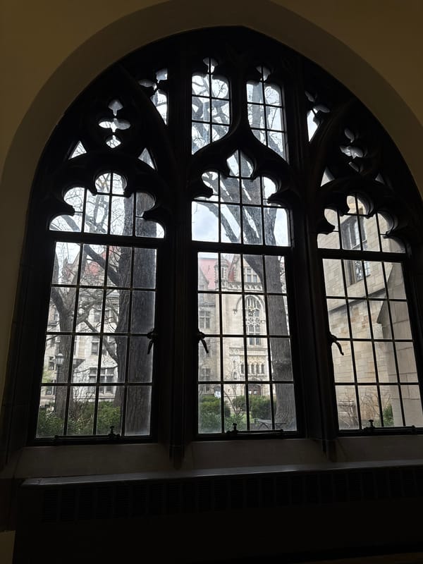 Gothic window architectural detail photographed in Chicago