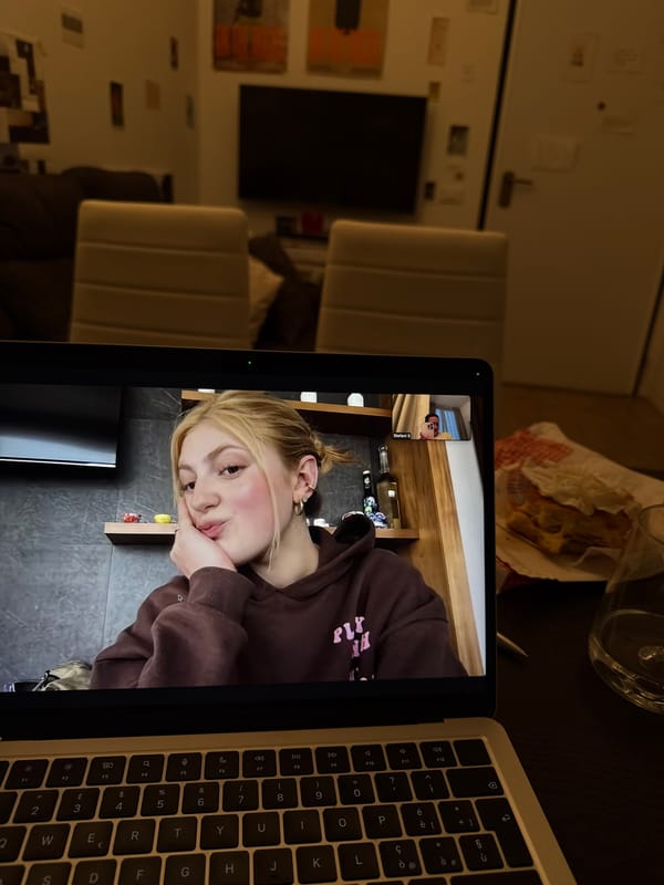 Laptop captured in Milan residential interior scene