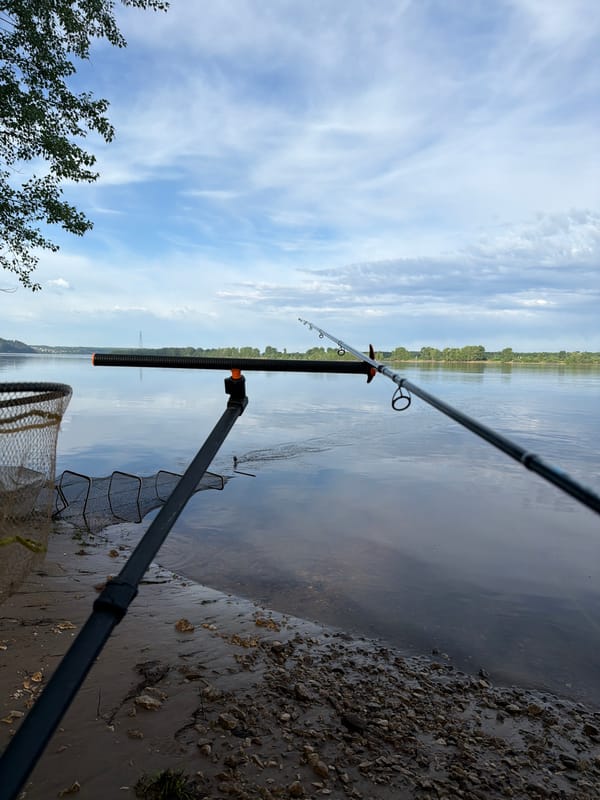 Fishing activity documented along waterway in Noviy, Russia