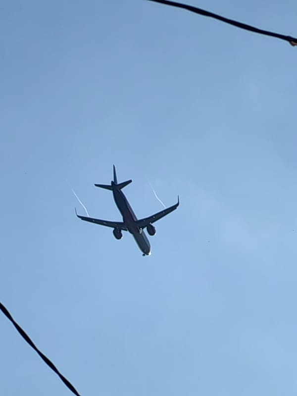 Aircraft spotted over Varna skies amid everyday moments
