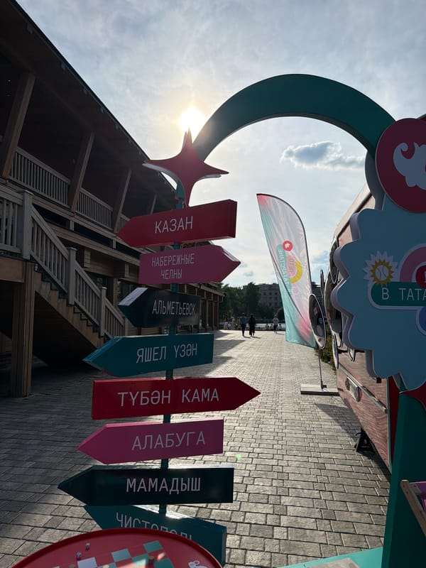 Cultural festival and book fair in Kazan, Russia
