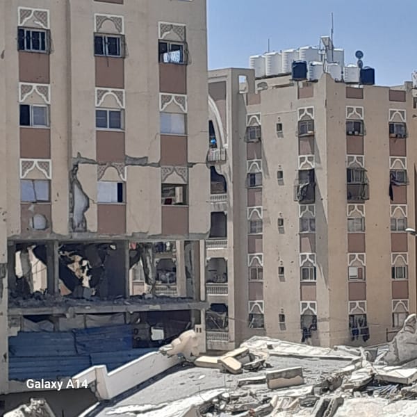 Extensive building damage documented in Khan Yunis, Palestinian Territories