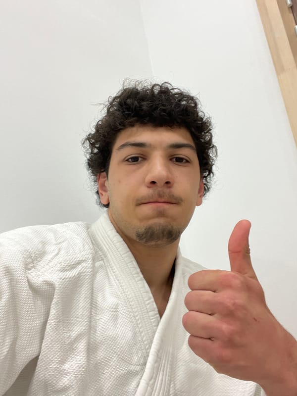 Martial artist photographed in close-up portrait in Hoenheim