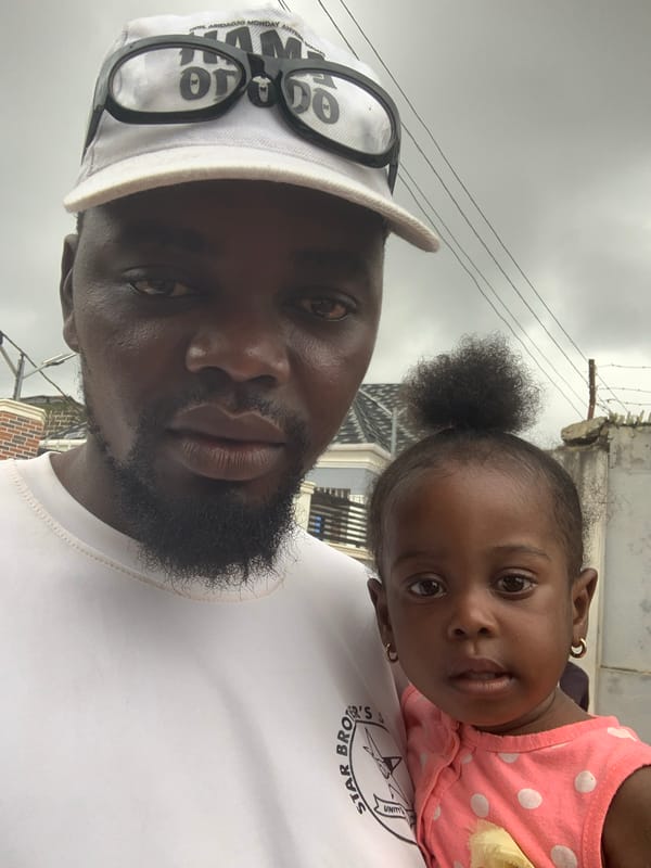 Everyday street life in Shagamu, Nigeria, on a July afternoon