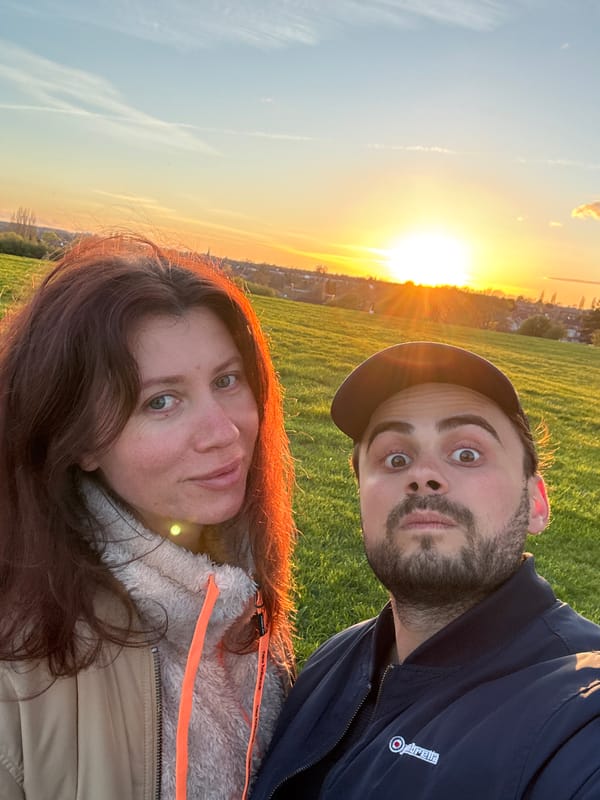 Sunset photography captured in Coventry fields Sunday evening