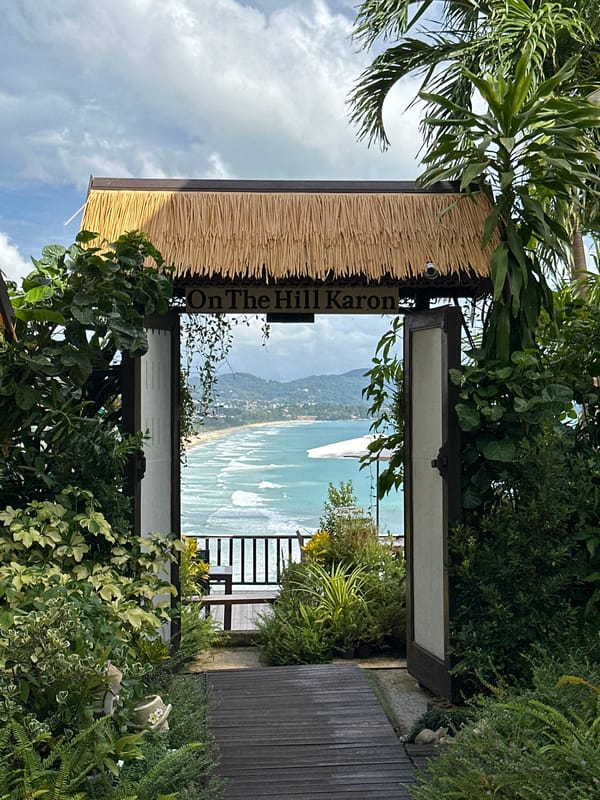 Tourist moments captured at Karon Beach resort Thailand